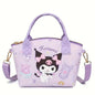 Lovely Sanrio Cinnamoroll Hello Kitty Tote Handbag Stylish Versatile with Adorable Kuromi Mymelody Prints Perfect Shoulder Bag