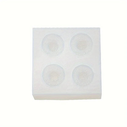 1 piece, four straw hat cake silicone mold chocolate baking tool biscuit jelly pudding baking tool