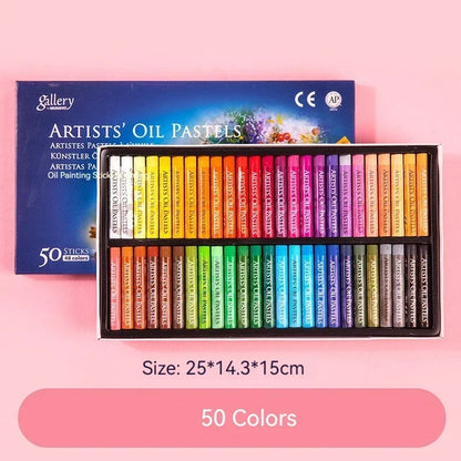 Oil Pastel Colors Soft Stick Set 25/50
