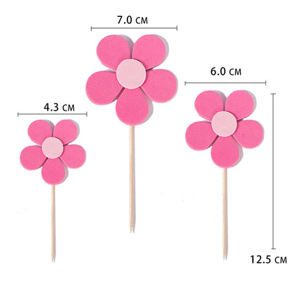 Princess Flower Cake Topper – Happy Birthday Decoration for Girl’s 1st Birthday, Baby Shower & Party Gift Box