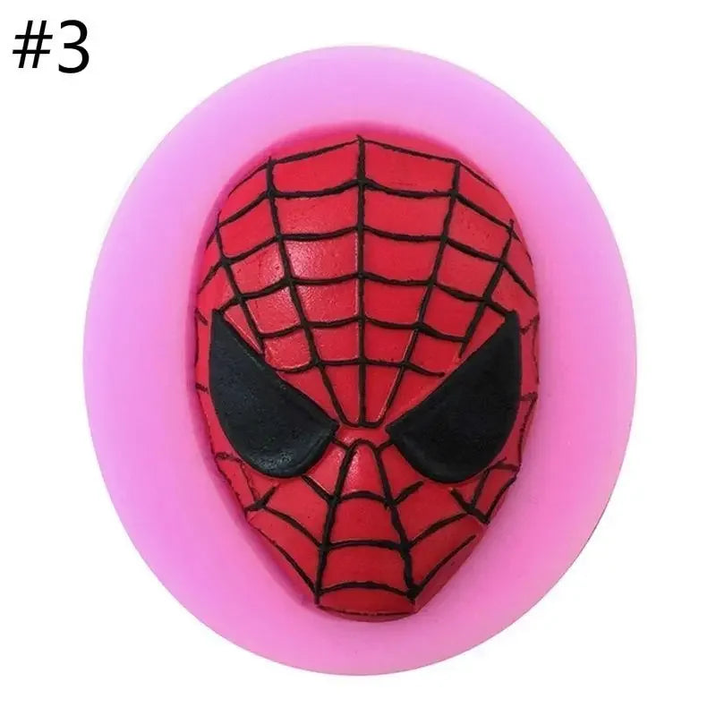 1pcs 3D Anime Silicone Molds Sugarcraft Fondant Chocolate Mold Face Silicone Cake Mold Cake Decorating Tools