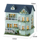 DIY Wooden Doll Houses Mini Assembly Handmade Small House Creative Scene Decoration DollHouse For Toys Birthday Gifts