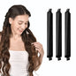 Heatless Satin Hair Curling Rod Headband – No‑Heat Soft Sleep Rollers for Effortless Lazy Curls