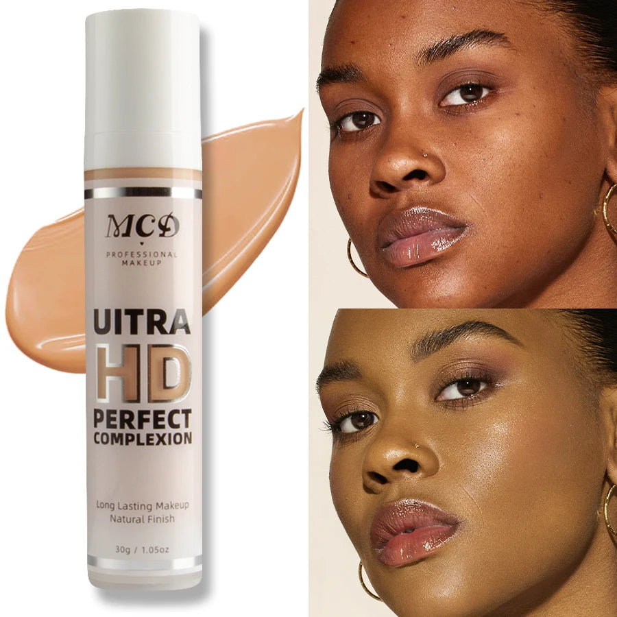 9 Shade Full Coverage Concealer Liquid Foundation makeup high coverage Base