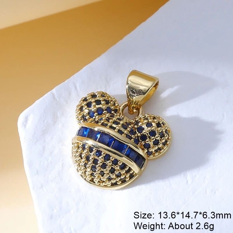 Handmade Luxury Pendant 18K Real Gold-Plated Charms