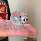 30 Styles Clear Crystal Cute Animal Figurines Glass Sculpture Paperweight Home Decors Table Ornament Xmas Kids Lady Favor Gift