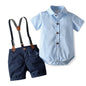 Kids Boys Formal Party Outfits Clothes Set Wedding Birthday Toddler Boy Gentleman Handsome Children Elegant Suit 1 2 3 4 5 Years