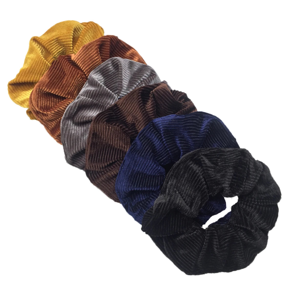 10/6 Accessories Scrunchies Hair Scrunchy Women Velvet Solid Leopard Tie Dye Ponytail Holder Headwear Elastic Ties Bands Set