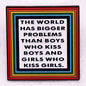 Rainbow LGBT Encourage Letters Metal Enamel Badge Gay Lesbian Asexual Transgender Adaptive Lapel Pin Jewelry Gifts Accessories