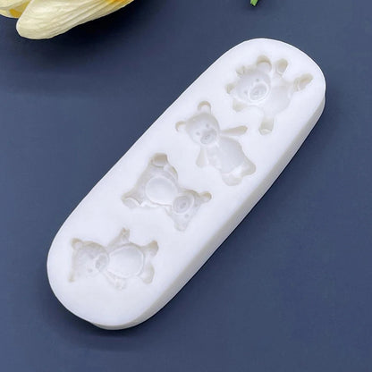 Bear Silicone Sugarcraft Mold Cookie Cupcake Chocolate Baking Mold Fondant Cake Decorating Tools