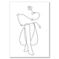 Sexy Female Body Art Print Naked Nude Canvas Poster Line Drawing Prints Abstract Woman Wall Art Painting Pictures Bedroom Decor
