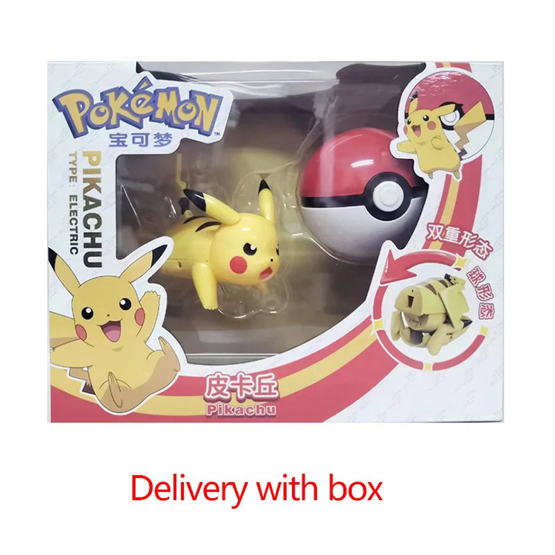Pokemon Figures Toys Pocket Monsters Ball Model Pikachu Gengar Pokeball Dragonite Snorlax Pokeball poke Action Figures  Toy gift