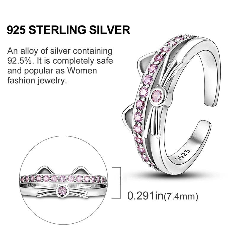 925 Sterling Silver Ring – Colorful Cubic Zirconia Women’s Wedding & Engagement Jewelry