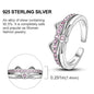 925 Sterling Silver Ring – Colorful Cubic Zirconia Women’s Wedding & Engagement Jewelry