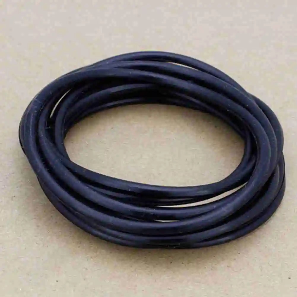 10 Pcs In 1 Bag  Black Silicone Rope Bracelets For Men Women Charm Simple Casual Punk Rock Unisex Bracelet Bangles Jewelry