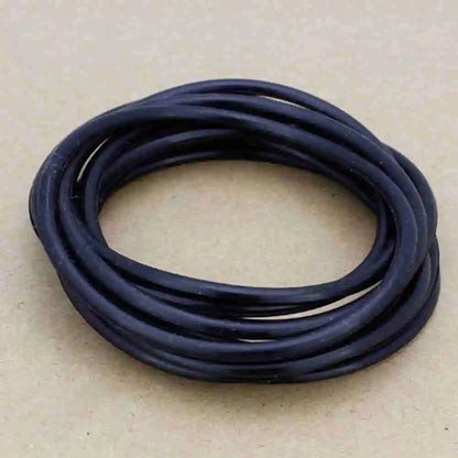 10 Pcs In 1 Bag  Black Silicone Rope Bracelets For Men Women Charm Simple Casual Punk Rock Unisex Bracelet Bangles Jewelry