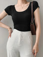 Women Cotton T Shirt Summer  Slim Top   16 Colors