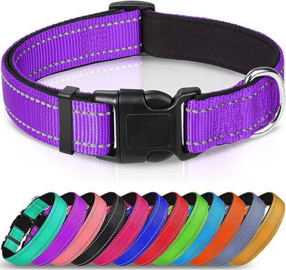 Adjustable Reflective Soft Dog Collar Neck 25-60 Centimeter