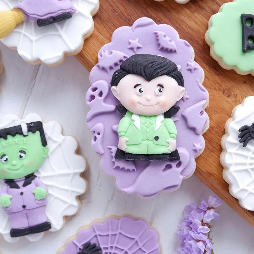 Halloween Frankenstein Spirits Silicone Sugarcraft Mold Resin Tools Cupcake Baking Mould Fondant Cake Decorating Tools