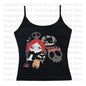Harajuku Goth Short Sleeve Y2K Style Letter Print Fairy Grunge Summer E-girl White Crop Top Slim 2000s Star Streetwear T-shirts