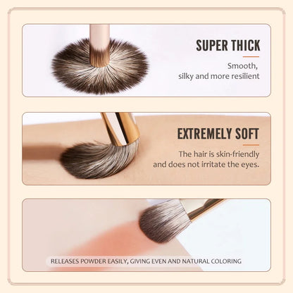8 PCS Soft Makeup Brushes Set