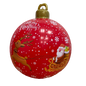 60CM Outdoor Christmas Inflatable Decorated Ball PVC Giant Big Balls Xmas Tree Decoration Inflatable Toy Ball Christmas Supplies