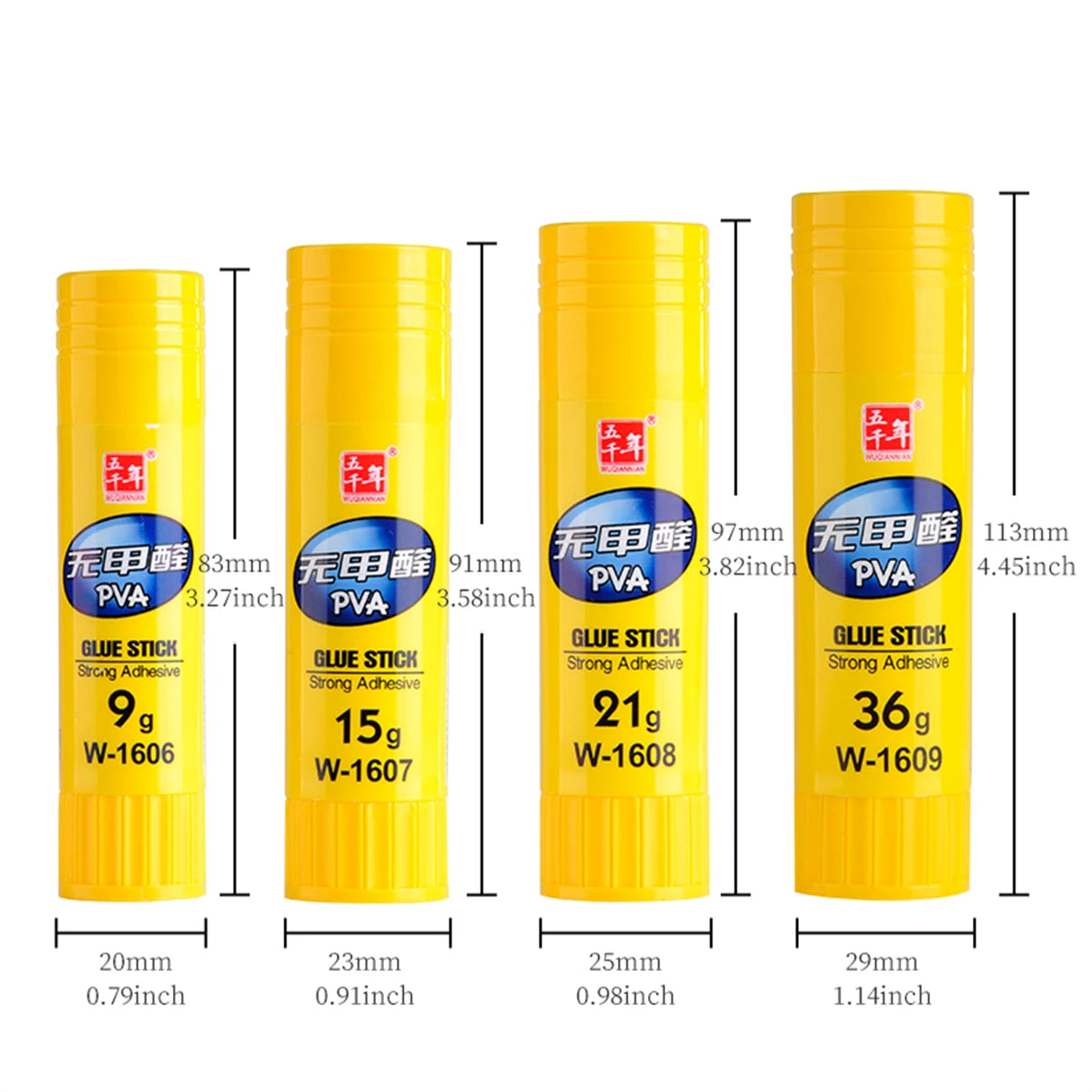 High Efficiency Adhesion Clear Solid Glue Stick-9g   1pc/3pc/5pc