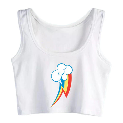 Rainbow Dash Crop Top