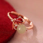 925 Sterling Silver Rings For Women Men Fine Jewelry Finger Adjustable Open Vintage Chain Ring