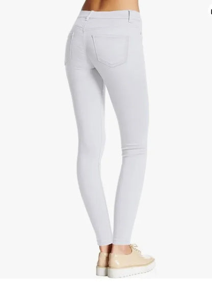Casual Stretchy jeans for Women  White SKinny Pants Jeans Stretchy Spring Denim Pants Butt Lifting Denim Leggings