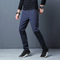 Men's Casual Pants Straight Slim Fit Elastic Waist Jogger