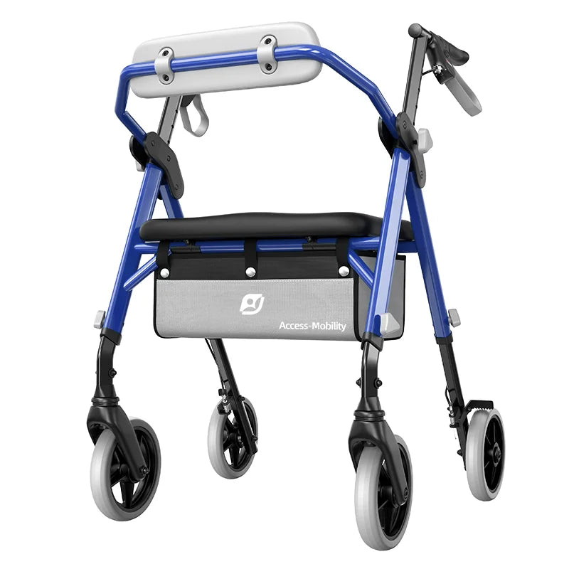 Christmas Gifts, Walkers For Seniors, Maidesite Rollator Walker With Seat, Max 380 Lbs, Avant Walkers With Ergo Seat & Backrest,