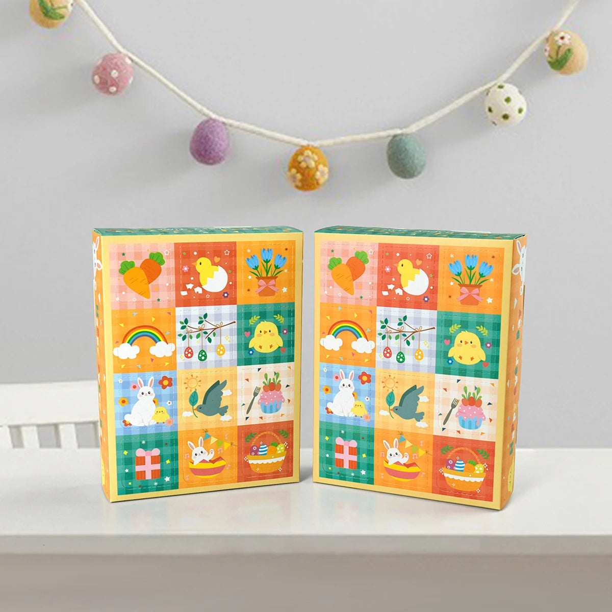 Easter Surprise Eggs Blind Box 5/10PCS 12 Grids Interactive Toys Kids Party Favors Fillable Candy Gifts Egg Hunt Decor