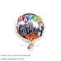 New 10 Inch Round Love Shape English Aluminum Film Balloon New Year's Birthday Valentine's Day Party Wedding Room Decoration