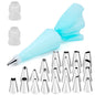 Pastry Socket Cake Nozzles for Confectionery Professional Set Icing Cream Piping Tips Cookies Cupcake Cake Decorating Tool
