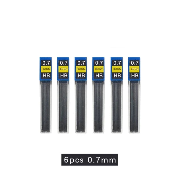 Metal Automatic Mechanical Pencil 5/0.7/0.9/1.3/2.0mm