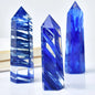 Natural Stone and Crystals Point Wand Rose Quartz Amethyst Home Decoration Mineral Stones Crafts