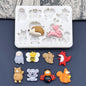 koala Bear Bee Bunny Fox Hedgehog Squirrel Owl Silicone Sugarcraft Mold Chocolate Cupcake Baking Fondant Cake Decorating Tools