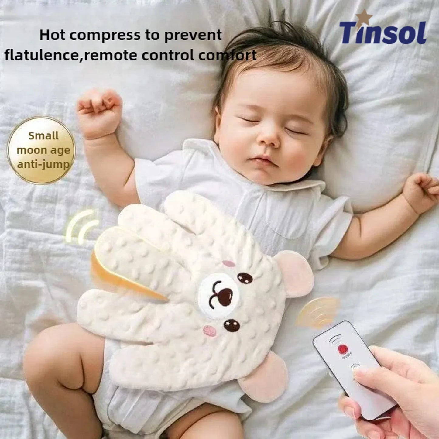 TINSOL Newborn Baby Sleep Aid Palm Pillow Baby Soothing Palm Baby Sleep Aid Baby Calming Sleep Remote Control Toddler Palm