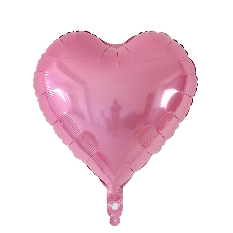 Makeup Theme Lipstick Heart Foil Balloons Makeup Birthday Balloons Set Valentine's Day Decorations Wedding Decor Baby Shower