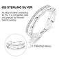 Rings Original 925 Sterling Silver Rings Simple Zircon Heart Ring For Wedding Valentine's Day Women Ring Jewelry Gift