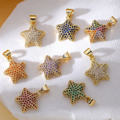 Handmade Luxury Pendant 18K Real Gold-Plated Charms