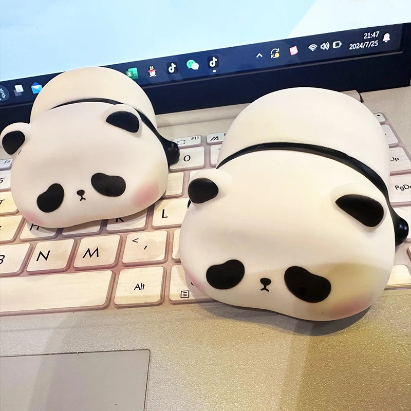 Cute Mini Panda Night Light LED Sleeping Animals Lamp Capybara Rabbit Lamp for Home Desktop Orname nParty Favors Gift