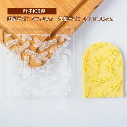 New Plant Flower Cookie Embosser Mould Spring Easter Party Fondant Biscuit Mold Cake Decorating Tools Acrylic Icing Cookie Mould