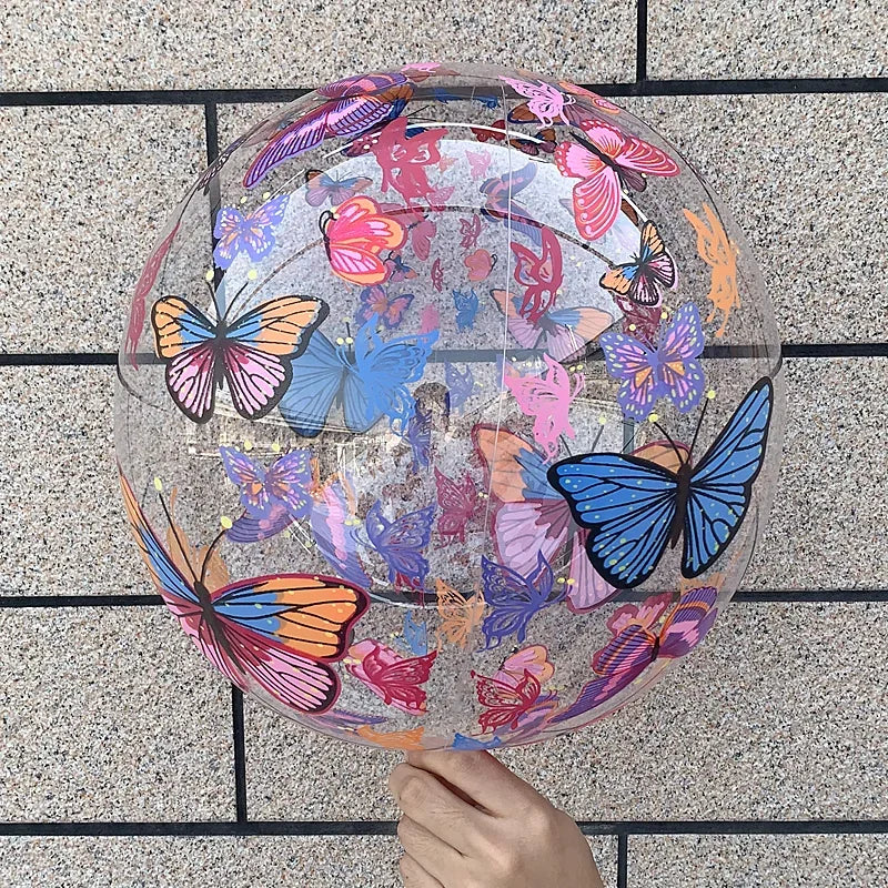 5PCS Butterfly Print Bobo Balloons Balloon Arch Wedding Happy Birthday Party Baby Shower Easter Christmas Ramadan Decoration