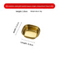 Small Sauce Bowl Kitchen Seasoning Dipping Dish Korean Style Stainless Steel 304 Multifunctional Tableware For Barbecue Dinner