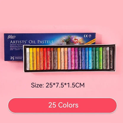 Oil Pastel Colors Soft Stick Set 25/50