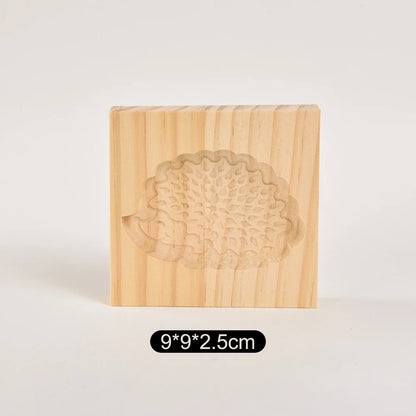 Wooden Cookie Mold Cutter Wooden Gingerbread Cookie Moulds DIY Shortbread Pastry Mold Bakery Gadgets Kitchen Baking Accessories