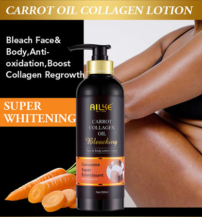 AILKE Collagen Whitening Kit, Skin Moisturizer, Hydration, Remove Dark Spots, Sun Spots, Freckles, Melanin, Even Skin Tone