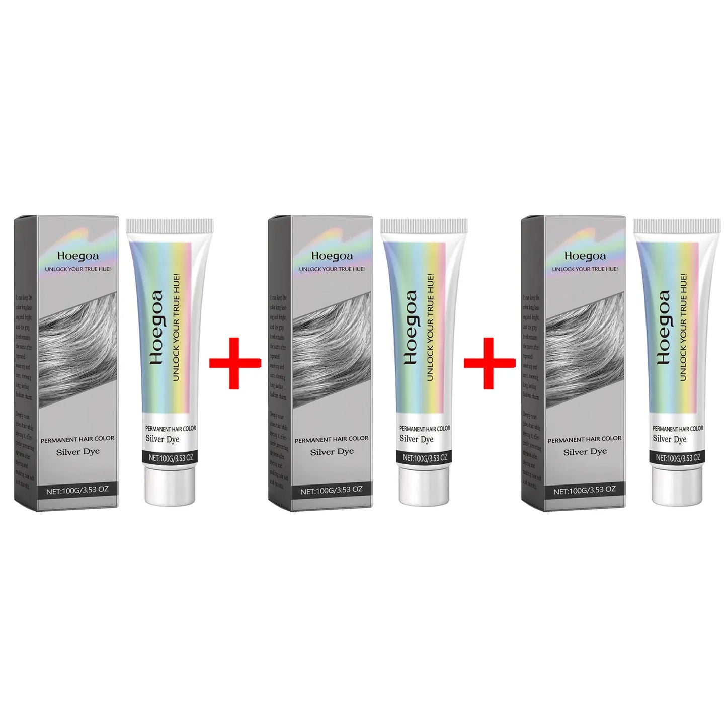 Permanent Grey Hair Dye Styling Hair Color Wax Shampoo No Damage Quick Coloring Long-Lasting Professional Hair Dyeing Cream